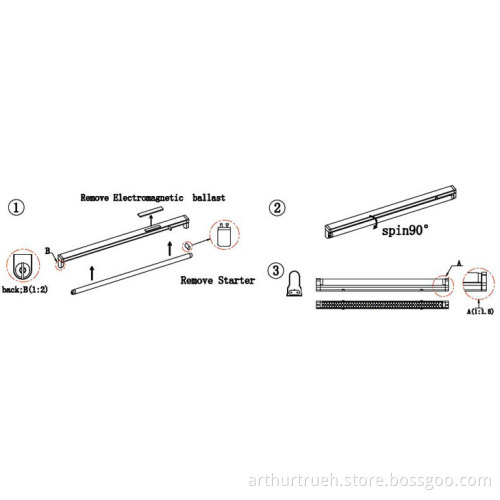 2ft T8 LED Tube Light with UL